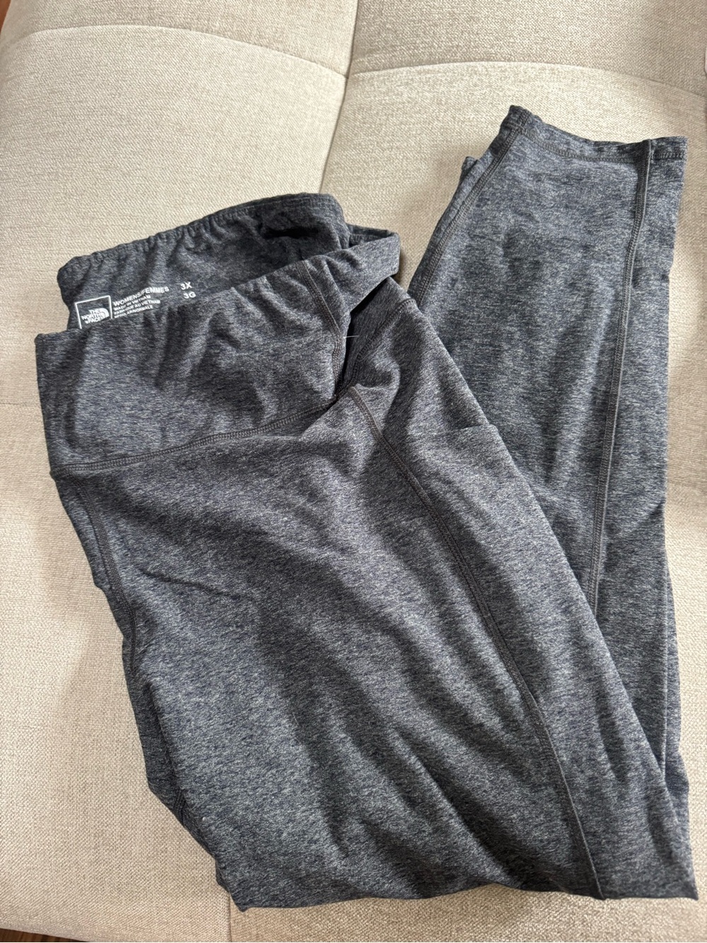 Dark Gray women’s North Face Performance Leggings